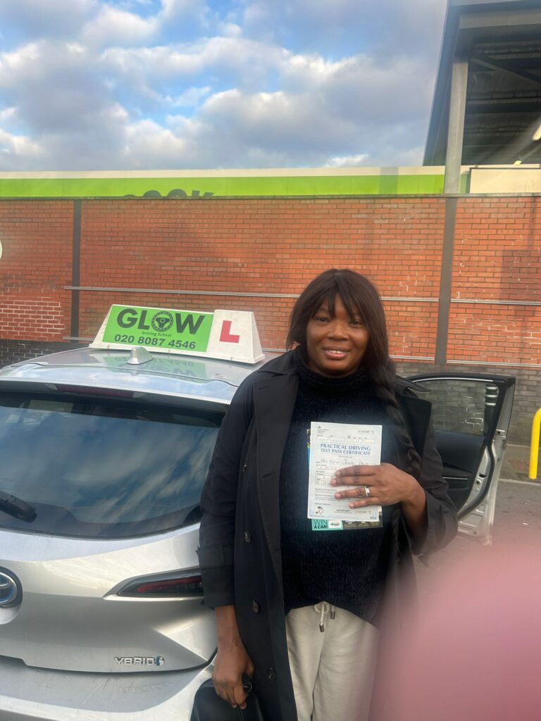 Manual driving lesson morden