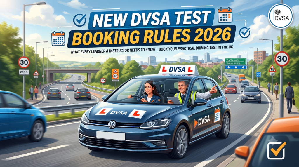 New DVSA Test Booking Rules 2026 | Glow Driving School
