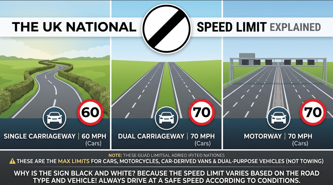 The UK National Speed Limit Explained