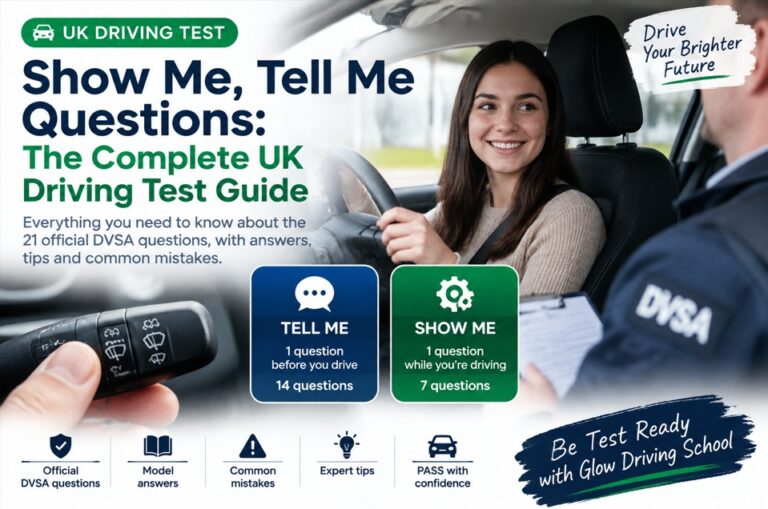 show me tell me questions for UK driving test
